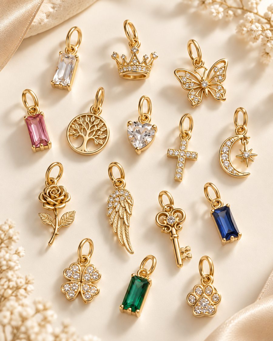 Example symbol and initial charm styles available as add-ons